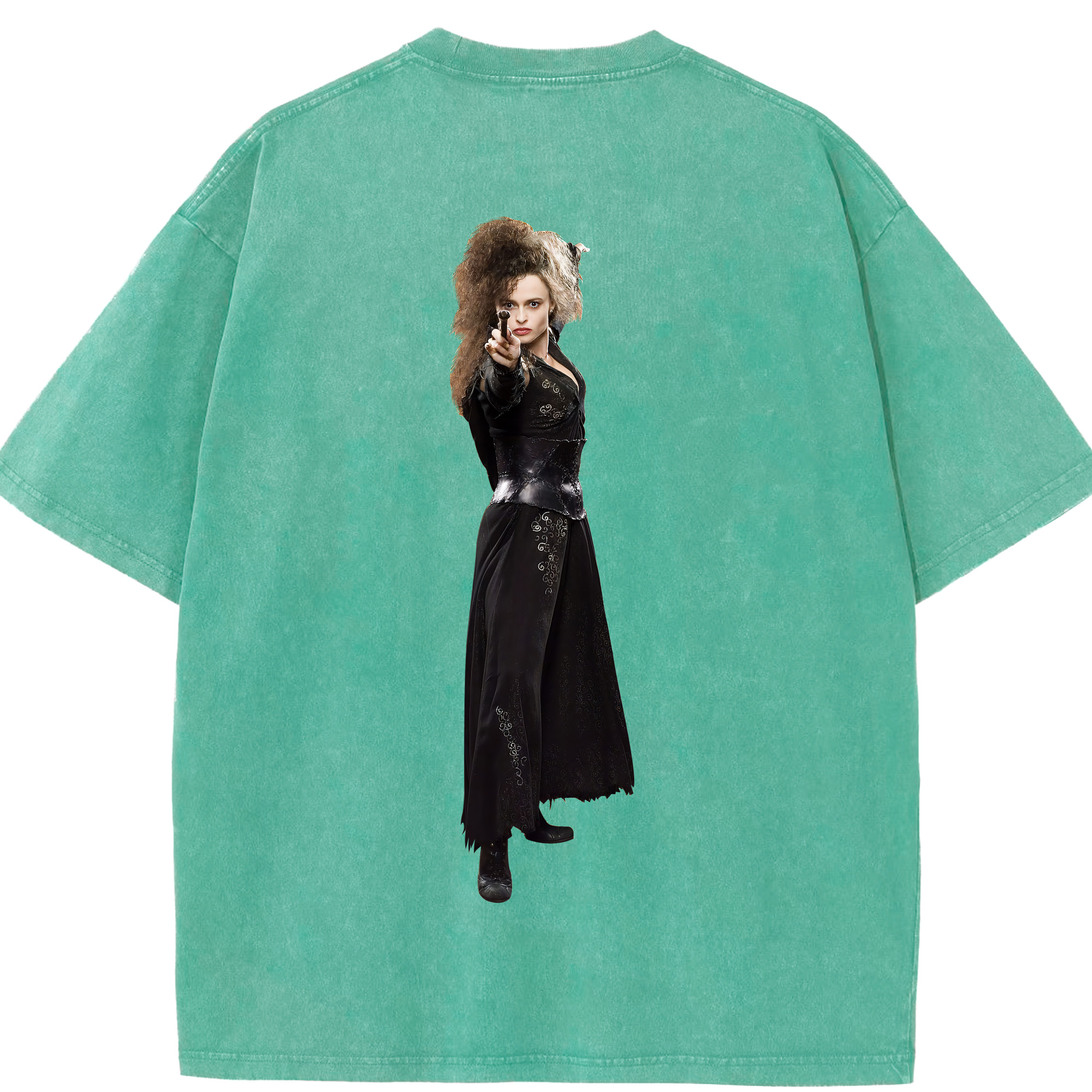（画像用） Harry Potter ハリー・ポッターシリーズ 綿100% ヴィンテージ風 半袖Tシャツ（背面プリント）